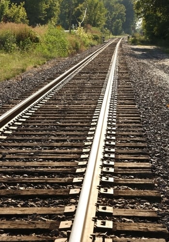 Railroad tracks in Raymore, MO
